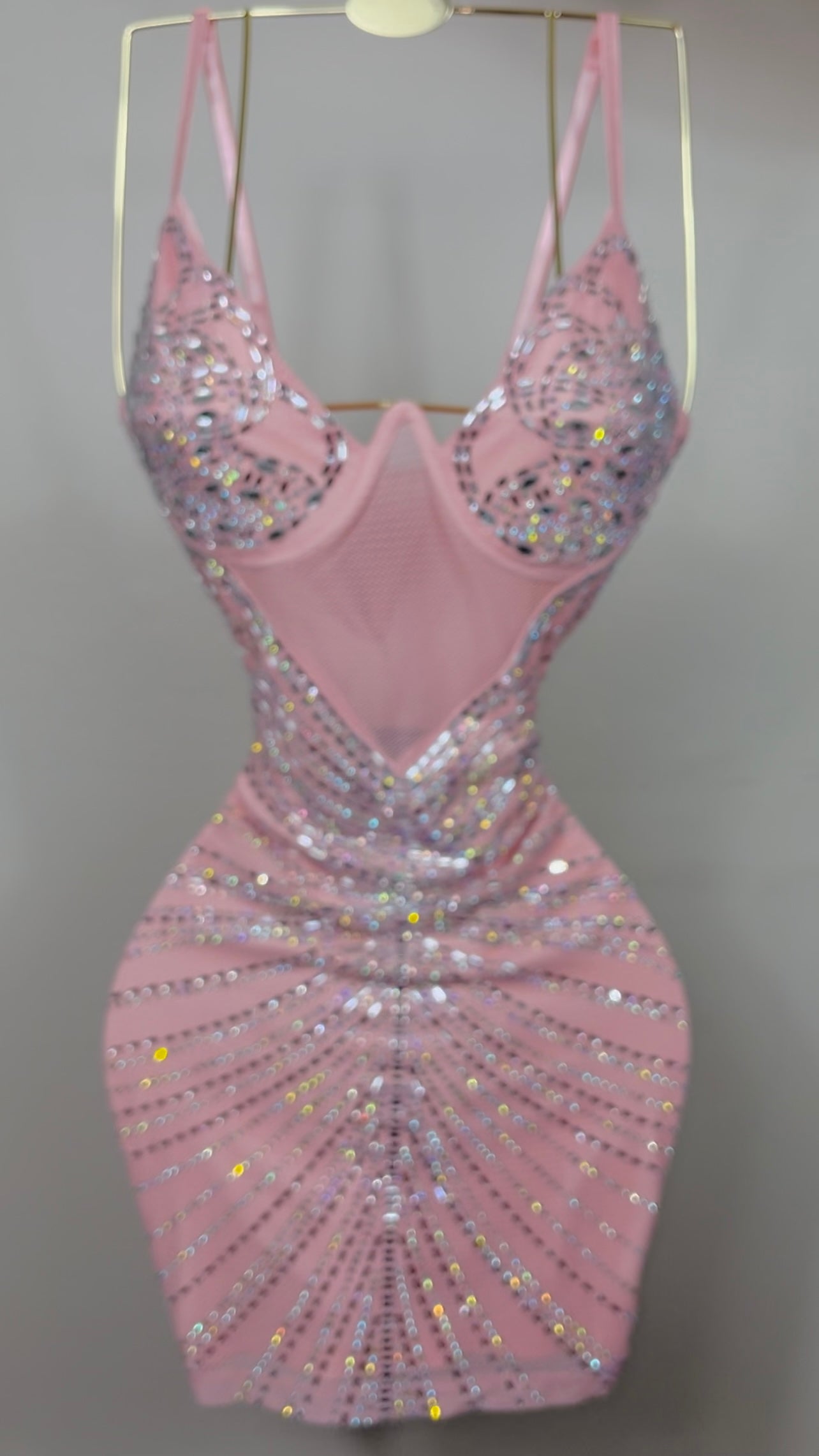 Divina Dress - Baby Pink  F&A Styles