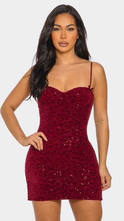 Serenity Dress - Burgundy