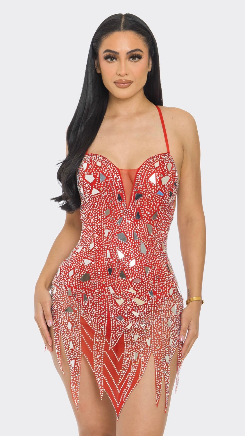 Aniyah Dress - Red