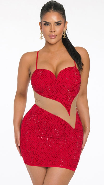 Mina Dress - Red