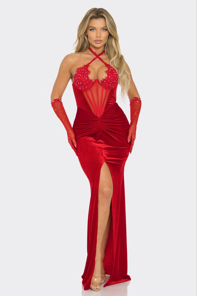 Perla Dress - Red
