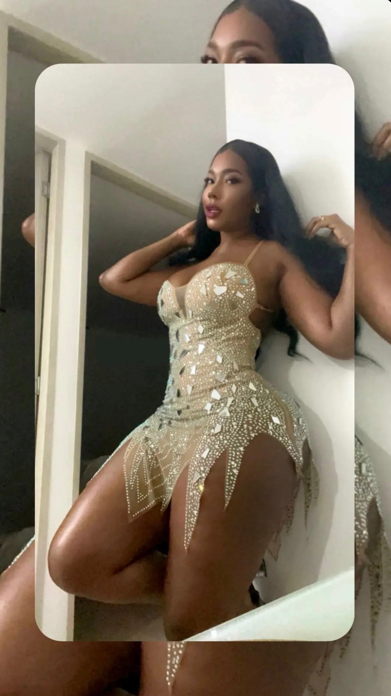 Aniyah Dress - Nude