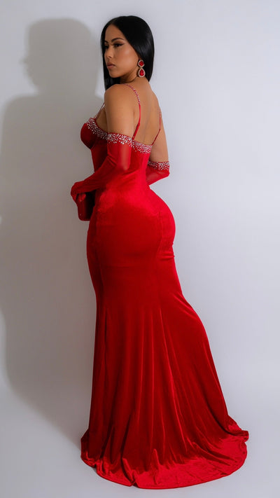 Ally Dress - Red