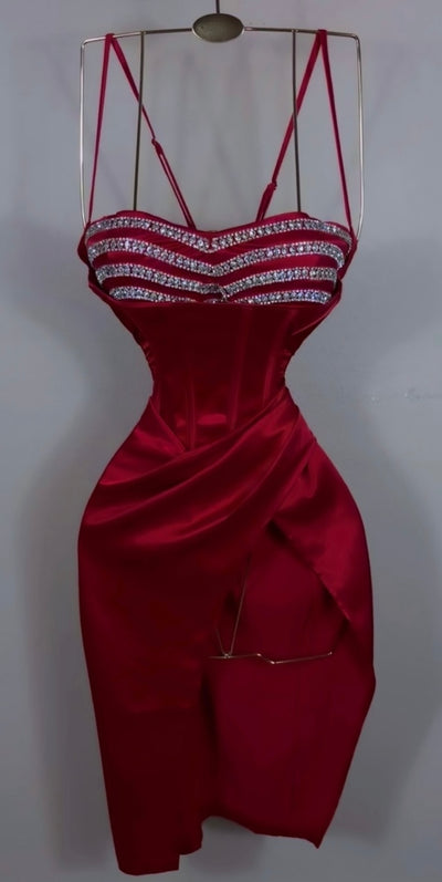 Denay Dress - Red