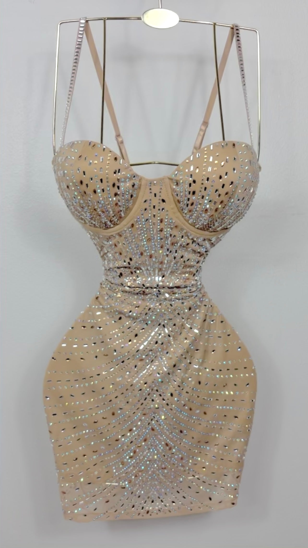 Melani Dress - Nude