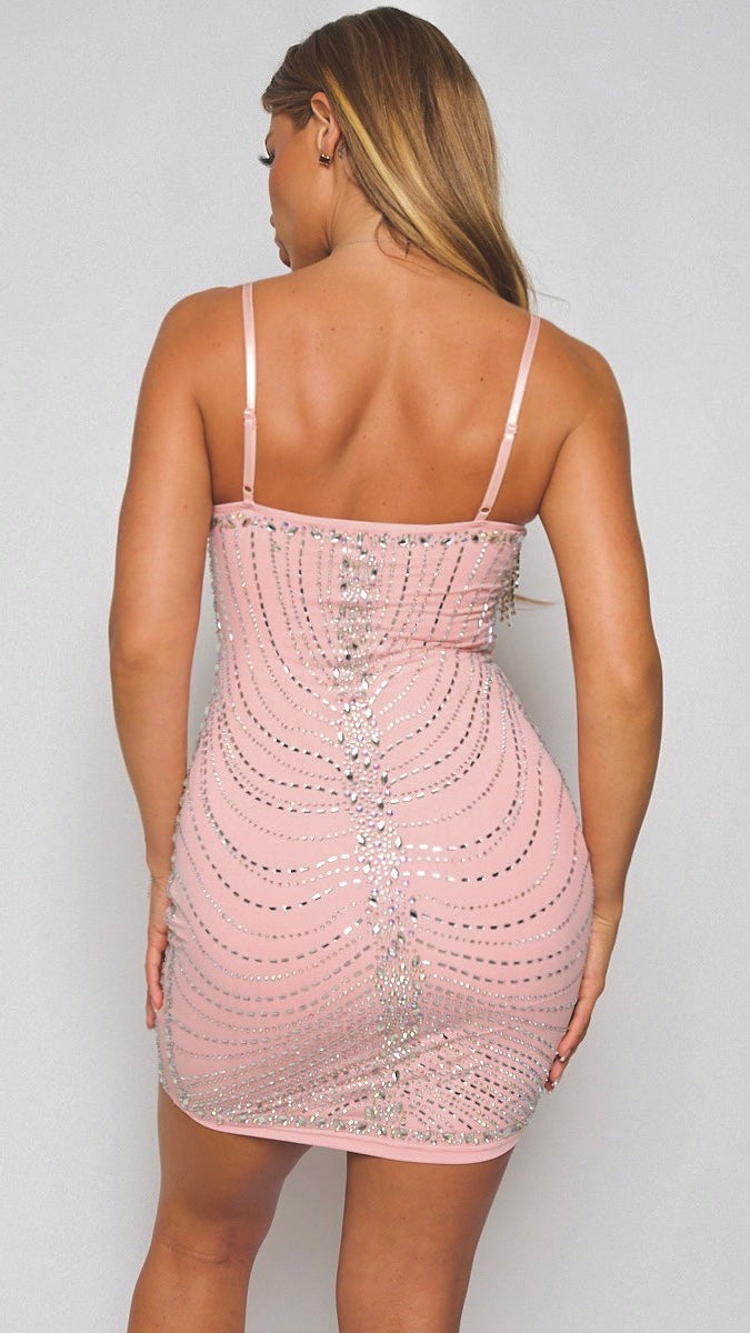 Ysaline Dress - Pink