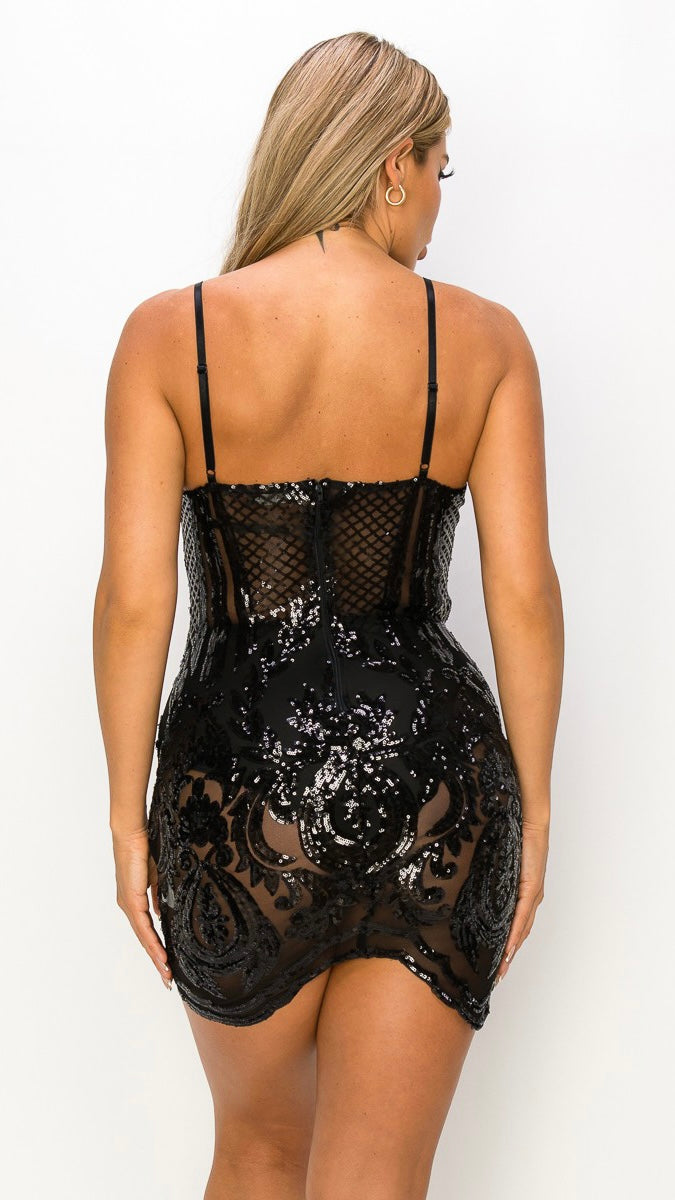 Jaslyn Dress -Black – F&A Styles