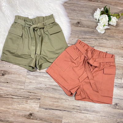 Over The Top Shorts - Olive