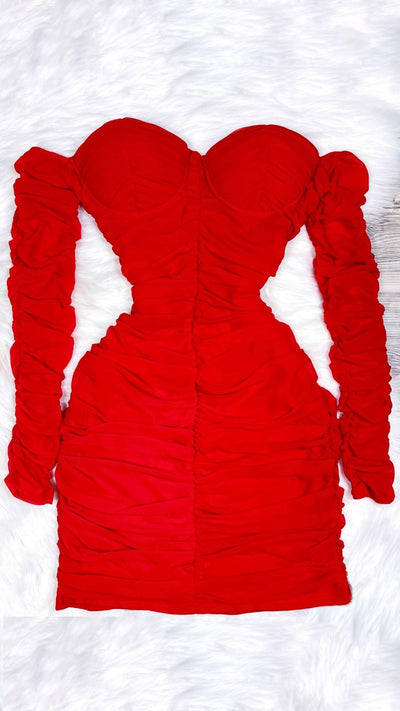 Tessa Dress - Red