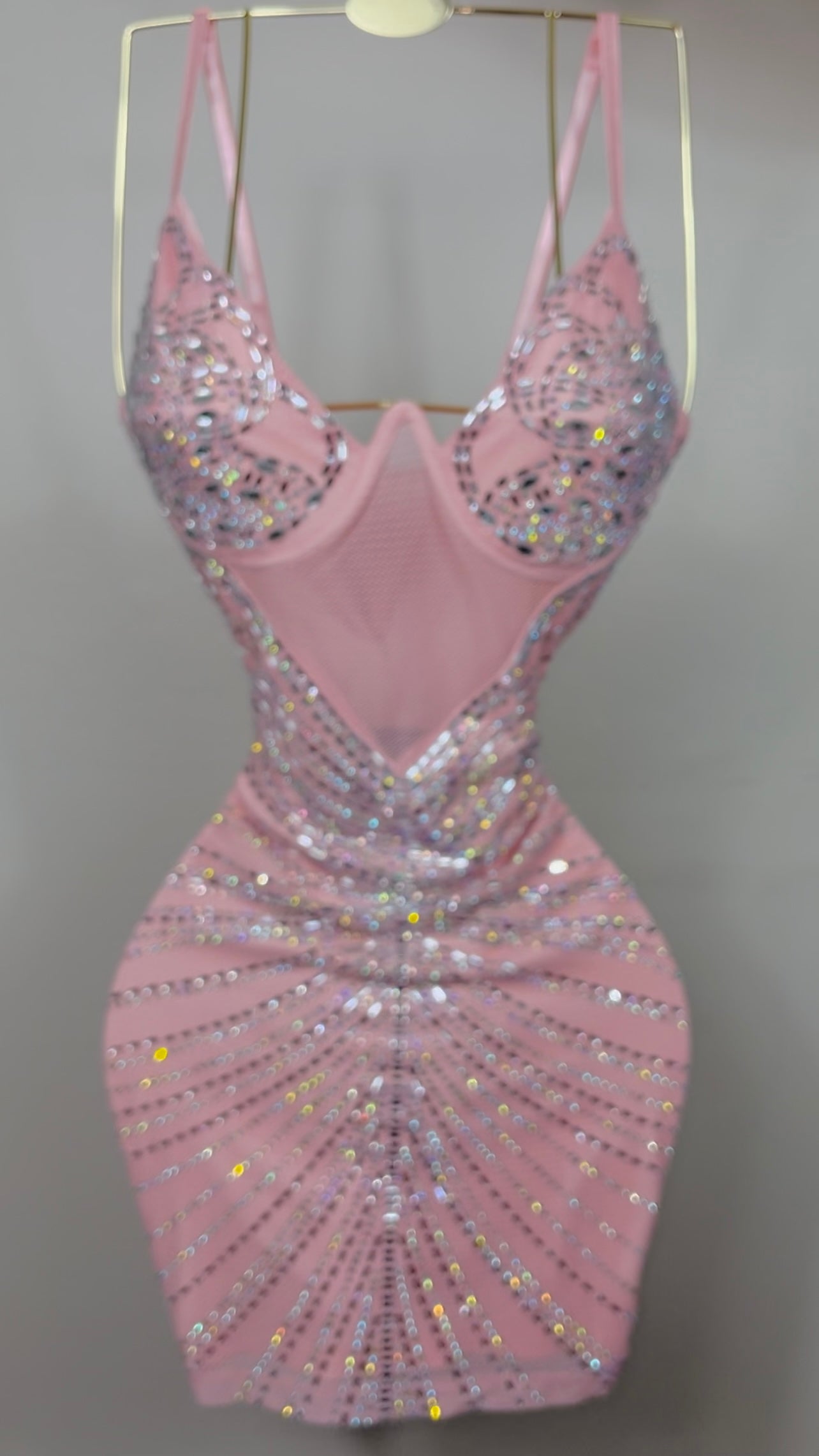 Divina Dress - Baby Pink