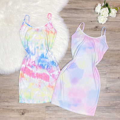 In The Clouds Dress - Pastel