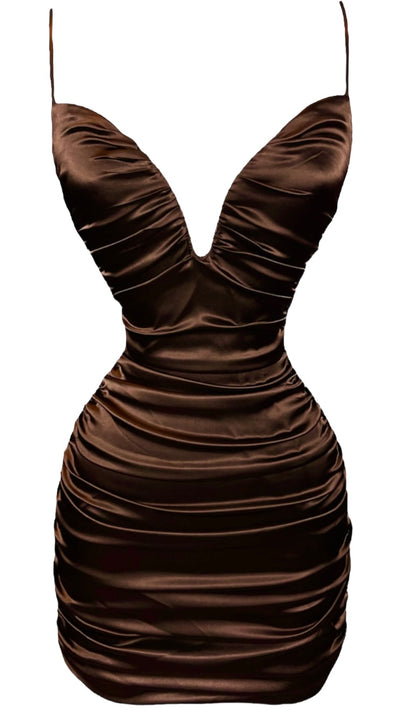 Leilani Dress - Brown