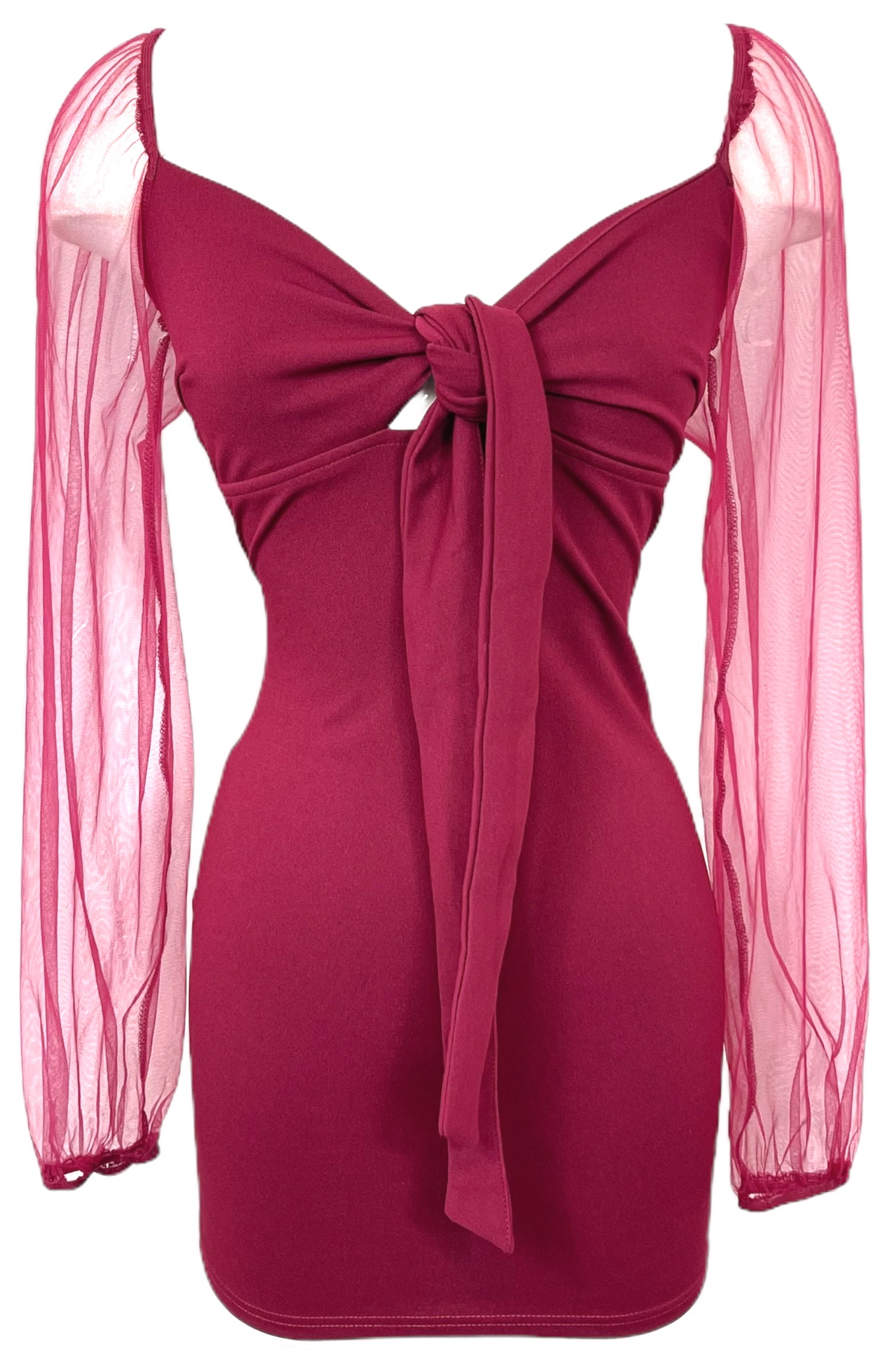 Sweet Treat Dress - Burgundy