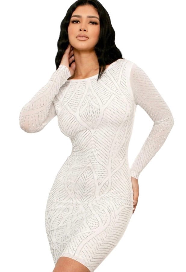 Sarya Dress - White