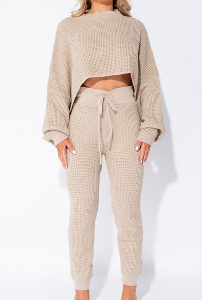 Keep Me Cozy Set - Beige