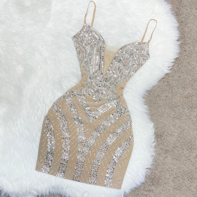 Reigna Dress - Nude