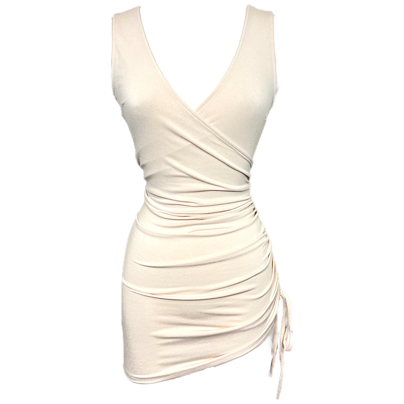 Can’t Tie Me Down Dress - Nude