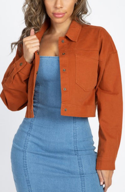 Fave Time Jacket - Rust