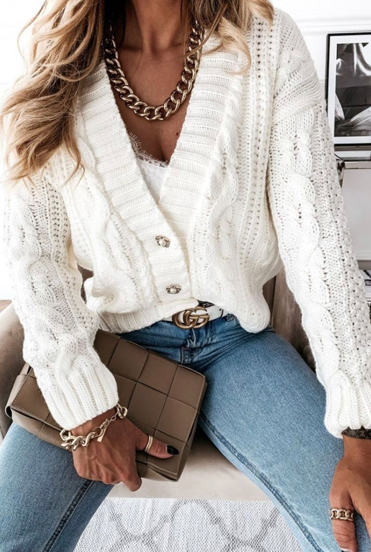 All The Feels Cardigan - Ivory
